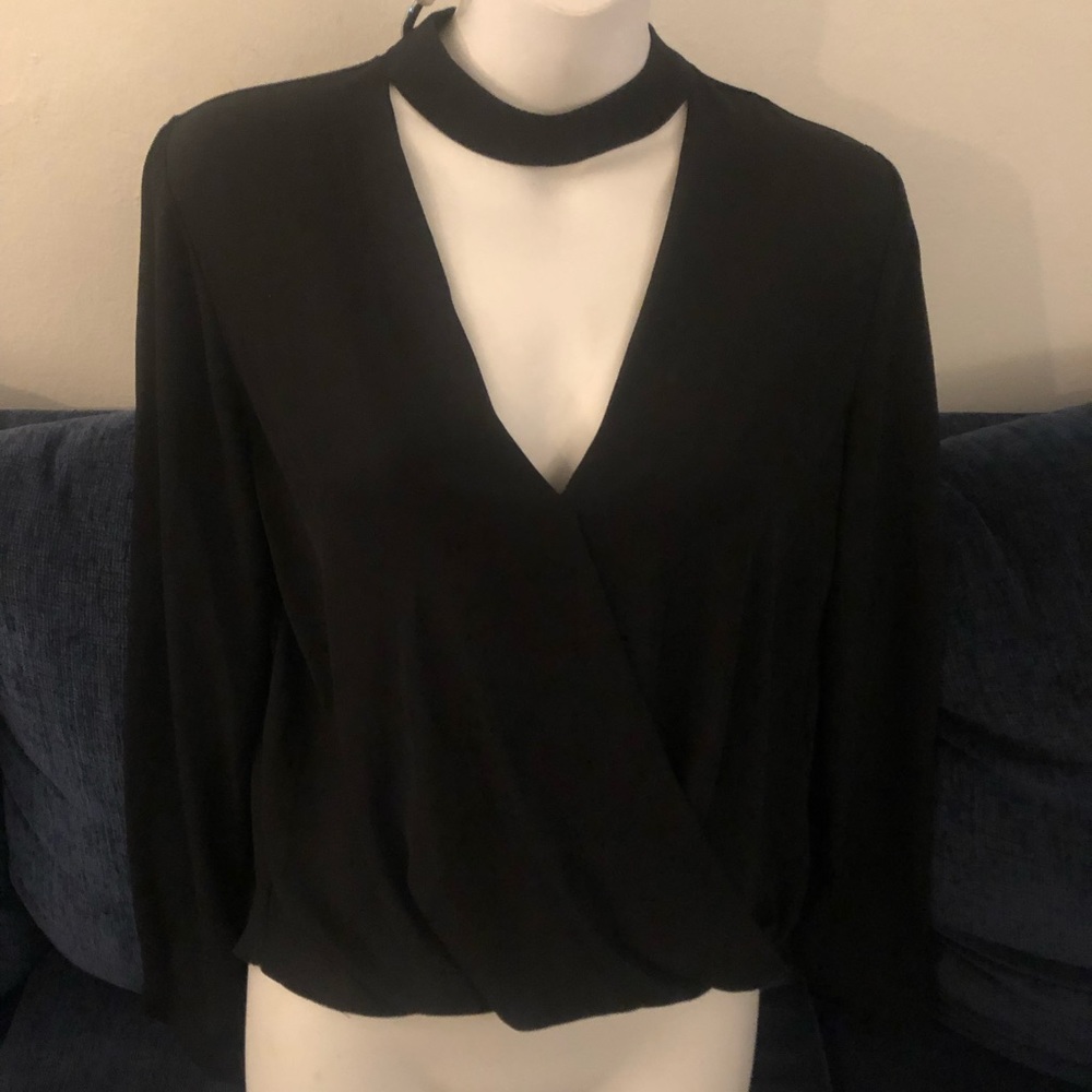 4/$20❗️Forever 21 - Black Work Attire Blouse